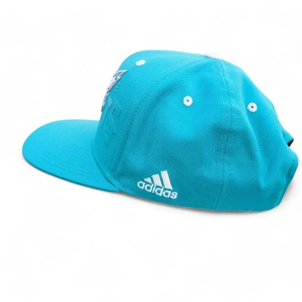 Adidas Charlotte Hornets 2023 Draft Snapback Hat Teal‎ / Purple OS